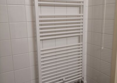 Badkamer radiator vervangen